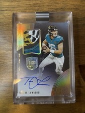 2021 Panini Eminence - Trevor Lawrence Rookie Gold Patch Auto /5 - Jaguars RC