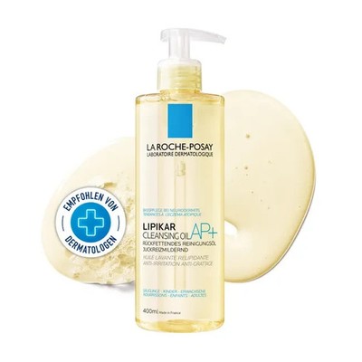 La Roche Posay Lipikar Dusch- und Badeöl AP+, 400 ml, PZN 15308838