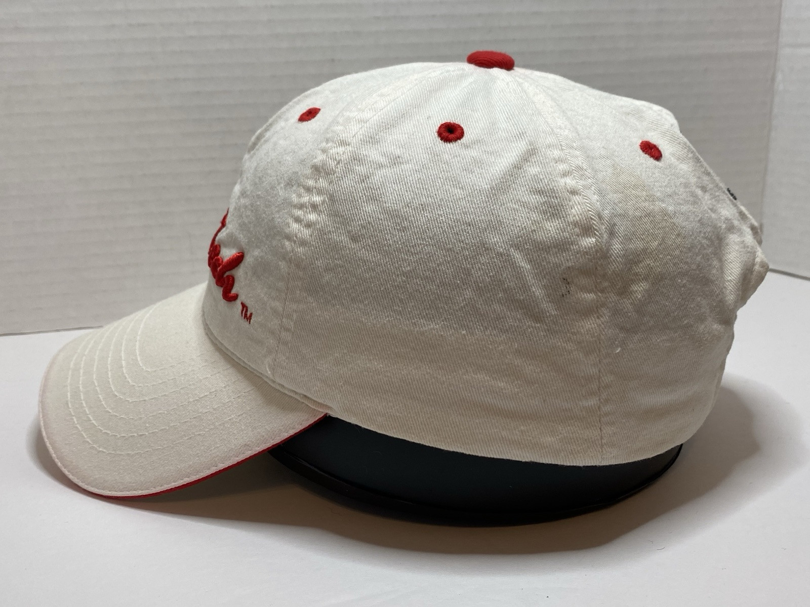 Texas Tech White Adjustable Strap-Back Hat Red Ra… - image 16