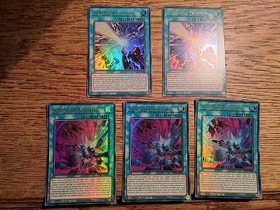 yugioh siebentes Tachyon secret rare 2x plus 3x siebenter Aufstieg top set