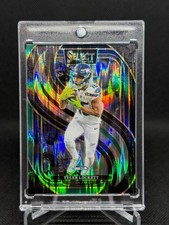 TYLER LOCKETT 2024 Select Premier Level Black & Green Shock Prizm #199