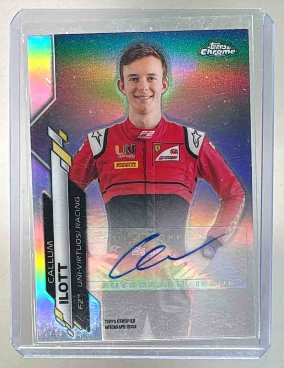 Callum Ilott 2020 Topps Chrome F1 #F1A-CI Auto /566