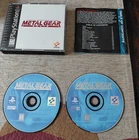 Metal Gear Solid (Sony PlayStation 1, 1999) PS1 Complete w/Manual - Black Label