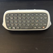 Microsoft Xbox 360 Chatpad White Wired Keyboard - Tested