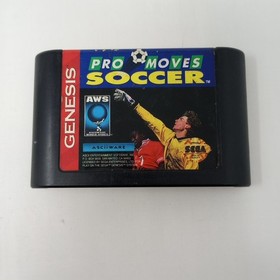 Pro Moves Soccer (Sega Genesis) Cartridge, Case, Manual, & Insert