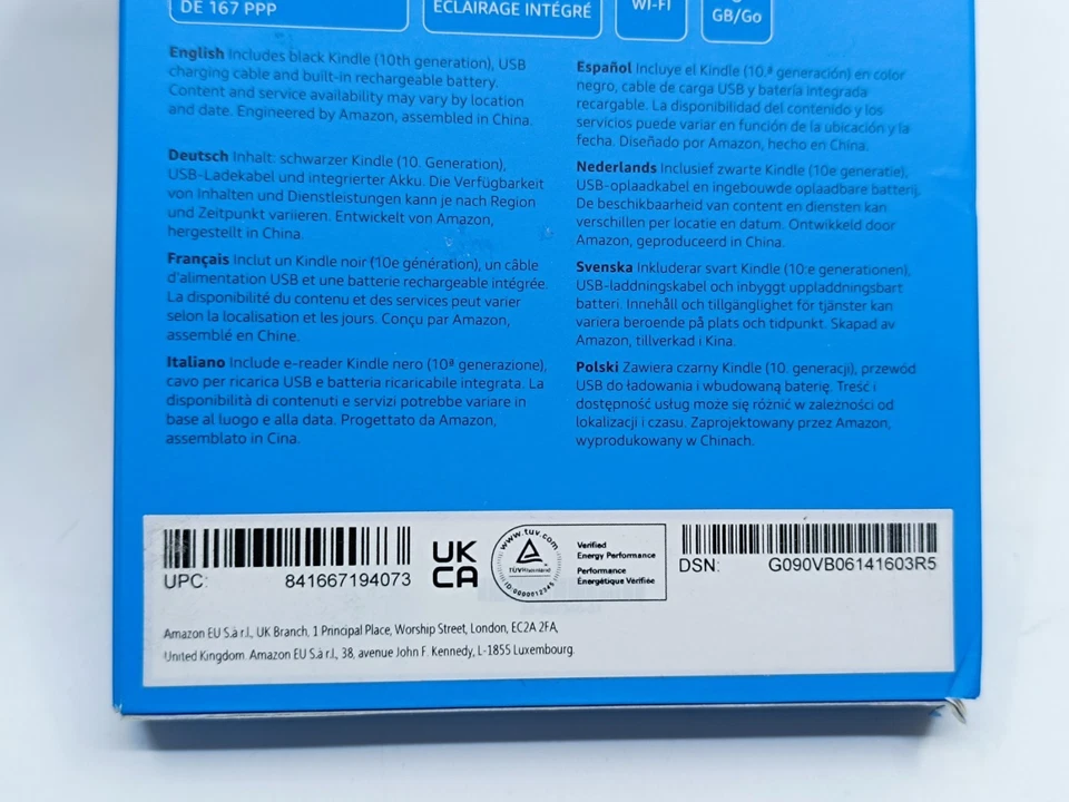 Amazon Kindle 10. Gen E-Reader 6" Schwarz – 8GB, WiFi, Modell J9G29R     _0.23_5 - Bild 3 von 4