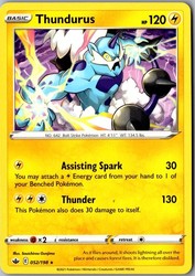 Thundurus 052/198 Chilling Reign Deck Exclusive