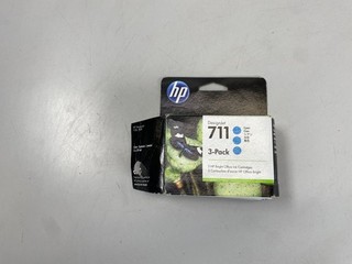 HP 711 Cyan Ink Cartridges Pack Of 3 CZ134A Exp. 04/2028
