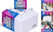 Boat Dock Bumper Guards, Marine-Grade Pads with Screws, for Dock Corner Bumper