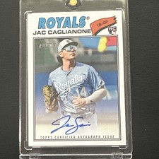 2026 TOPPS HERITAGE - JAC CAGLIANONE # ROA-JCAG REAL ONE AUTO RC - ROYALS