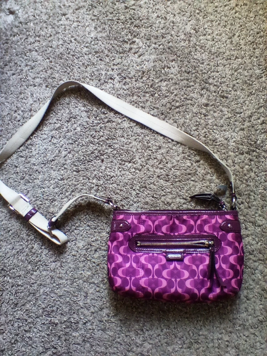 New! Metallic Purple Coach Bag — Ash Design