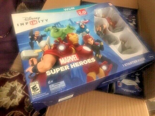 Disney INFINITY Marvel Super Heroes (2.0 Ed.) Video Game Wii U -FULL CASE of 6 - Picture 7 of 7