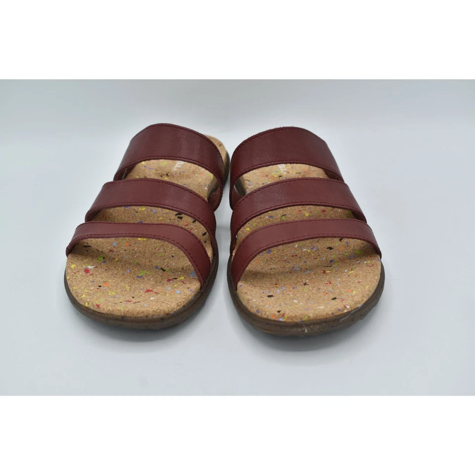 Sandalias sin cordones Merrell para mujer talla 7 Napa Valley Slide Merlot rojas Foto 2 de 4