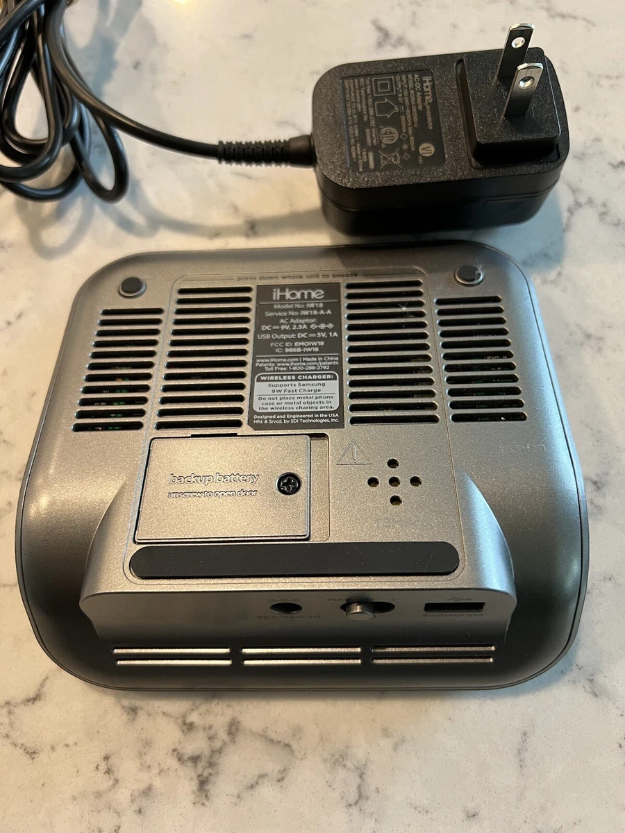 IHome IW18 Power Valet 2in1 Wireless Charger Instructions