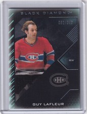 Guy Lafleur 2021-22 UD Black Diamond Hockey card #’d /349 Canadiens