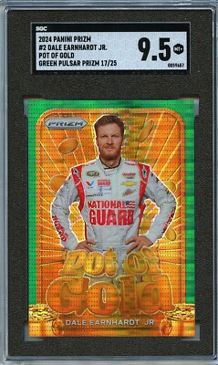 Dale Earnhardt Jr. 2024 Prizm Pot Of Gold Green Pulsar SSP NASCAR