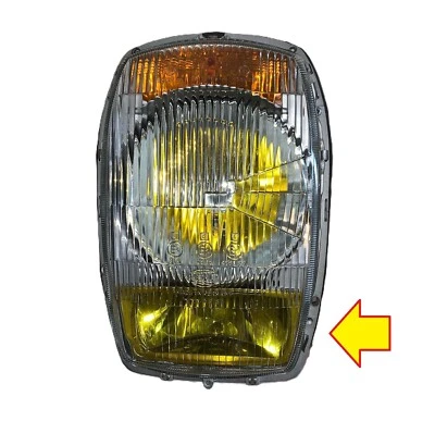 Mercedes W114 W115 Headlight Yellow Fog Lenses Pair New - Bild 1 von 3
