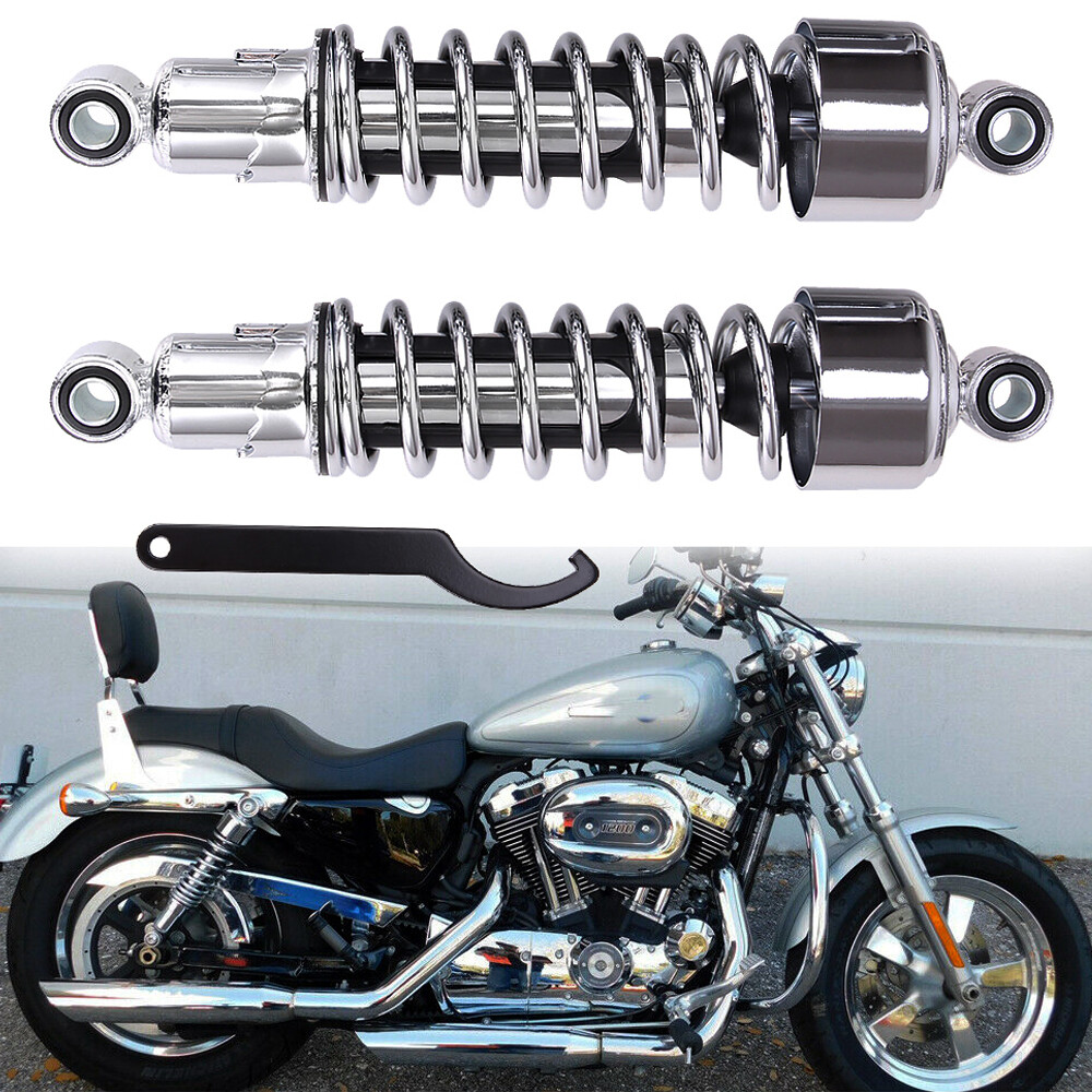 Low Rider Shocks Pair Rear Shocks Absorber For Harley Dyna Low Rider Glide FXR Sportster ...