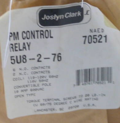 Joslyn Clark Naed No. 85264 Auxiliary Contact Mll | Meses sin interés