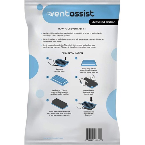 Vent Assist Premium Air Vent Filters for Home - MERV 8 - Electrostatic Filters - Picture 10 of 38