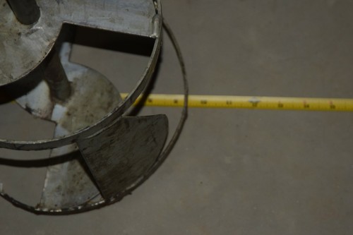 Lightnin SS Rührwerk Mischer Propellerwelle 1/2" konisch auf 3/4" 40" Welle 9,5" - Bild 5 von 6