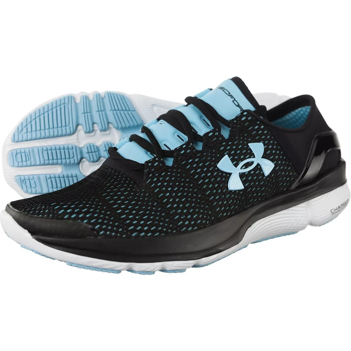 Women's UA Trainers SPEEDFORM Turbulence Black Colour Size UK