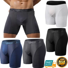 Men's Boxer Shorts Underwear Underpants Compression Stretch Knickers US