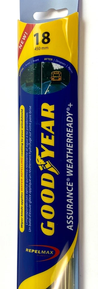 GoodYear Wiper Blade Assurance WeatherReady + RepelMax Black 18 in Set of 5 - Image 2 of 3
