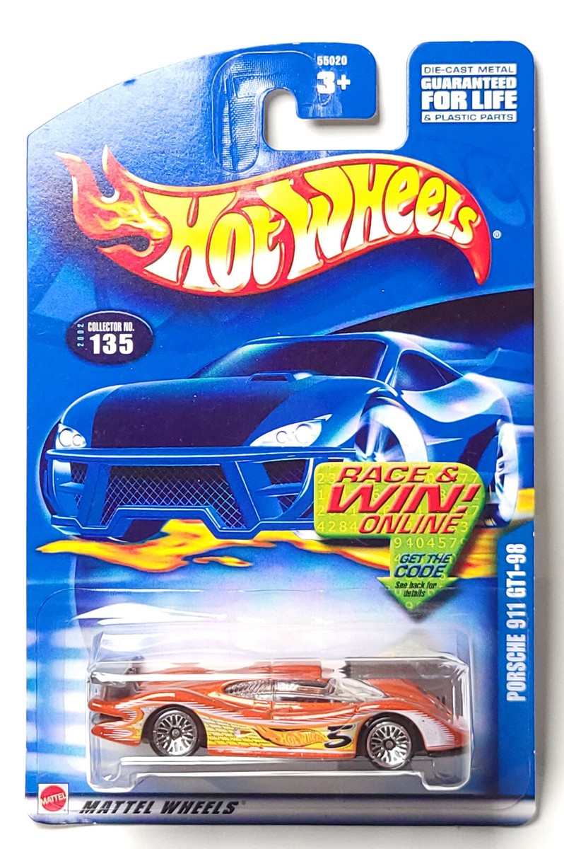 Hot Wheels Porsche 911 GT1-98 orange #135 | eBay