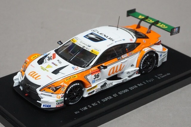 1:43 EBBRO 45454 LEXUS AU TOM'S RC F Super GT GT500 Fuji 1:43 EBBRO 45454 LEXUS AU TOM'S RC F Super GT GT500 Fuji