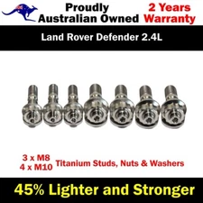 Titanium Turbo Charger Stud Kit For Land Rover Defender 2.4L