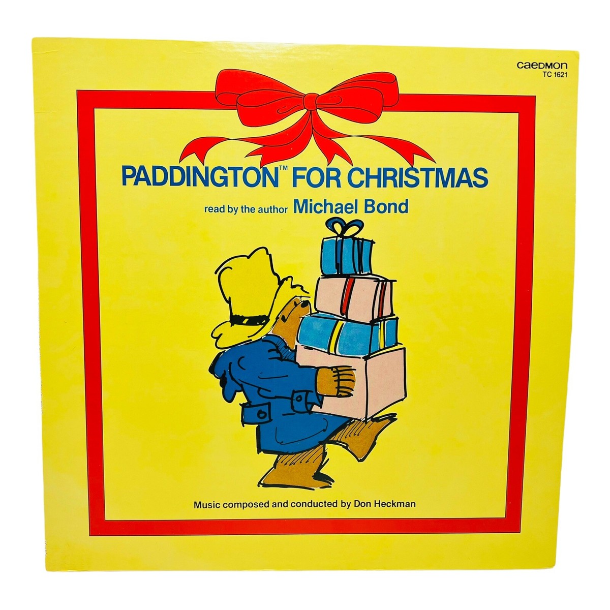 Paddington Bear For Christmas Michael Bond 1979 Vinyl LP Caedmon