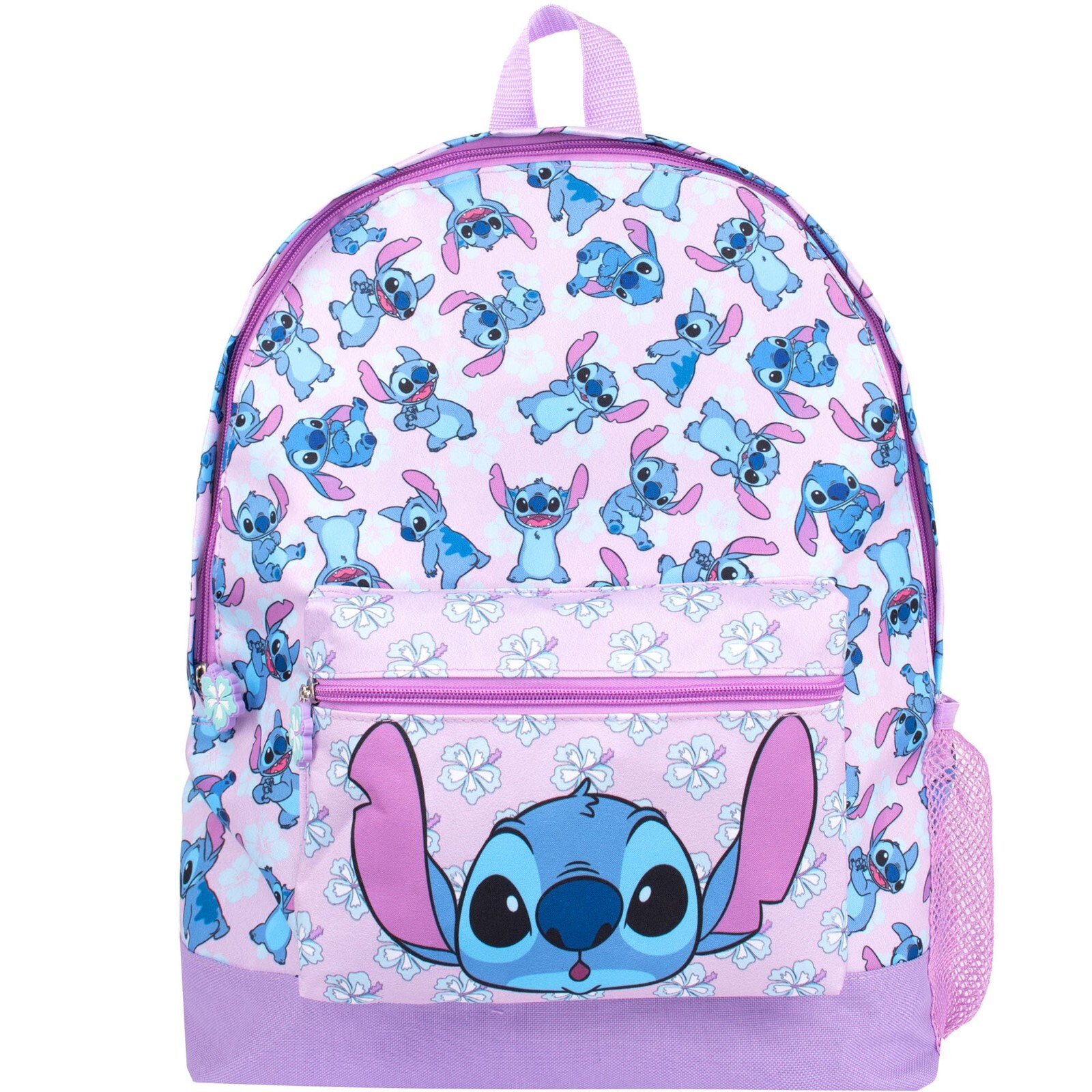 Mochila escolar Disney Stitch para niñas Mochila de viaje de 2 compartimentos Bolso grande