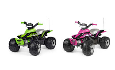 MOTO QUAD ELETTRICO BIMBO BAMBINO CORRAL T-REX PEG PEREGO NUOVO MODELLO 12V 330W