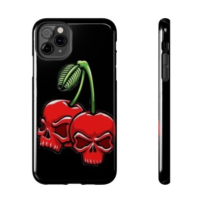 Skull Cherry Tough Phone Cases, Case-Mate