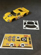 Decal kit for AFX GT40 HO body Yellow w/ black stripes 29 12 hours Sebring 1970