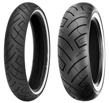 Shinko 777 White Wall Tire Set 97-03 Vt750ccdcd2 Shadow 12090-17 17080-15
