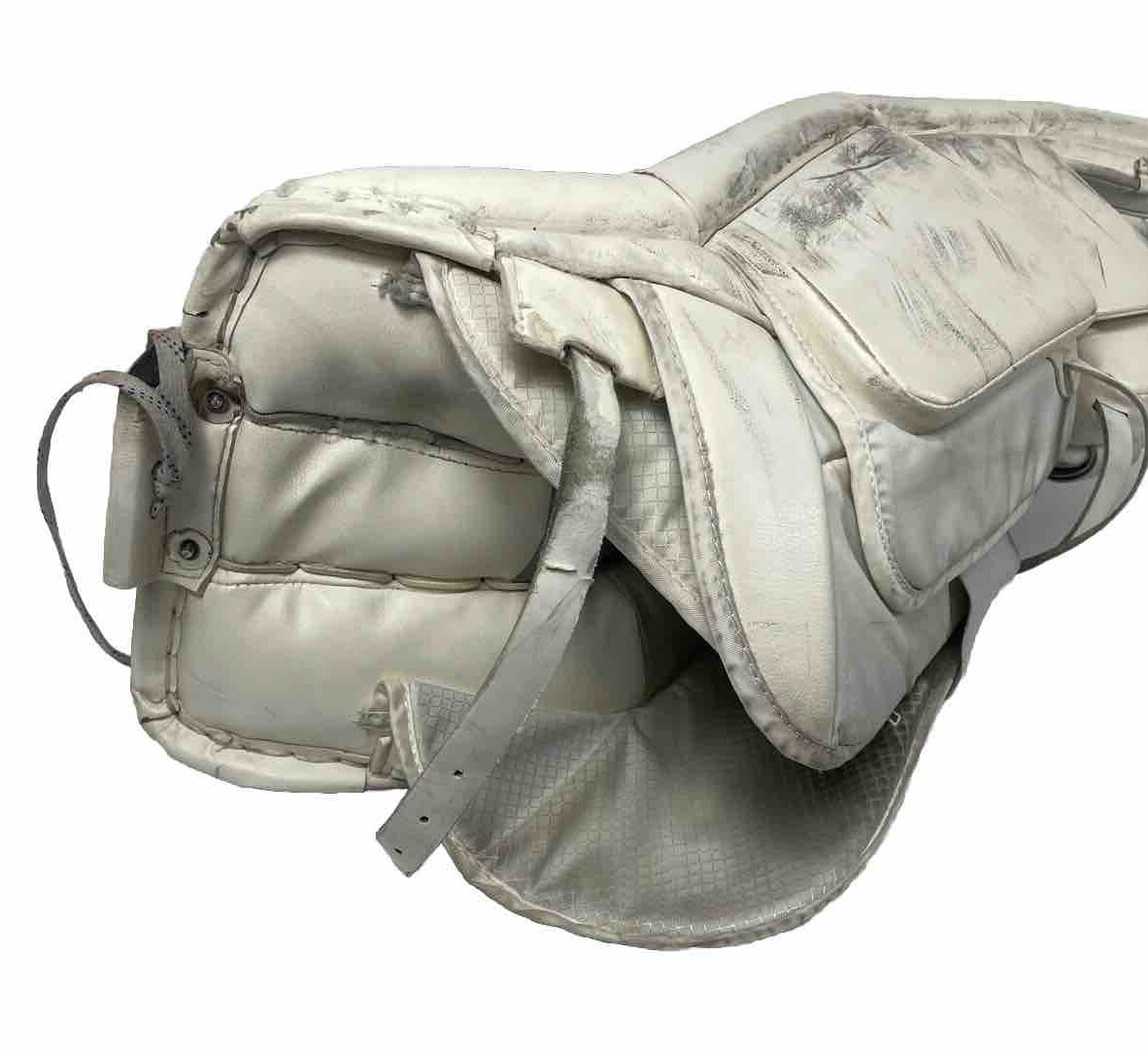 CCM 32+1 Lefevre Premier R1.9 Goalie Leg Pad Pant Leg with Straps GUC Yellow