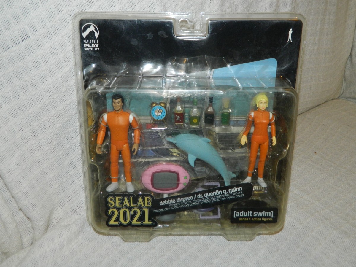 Palisades Adult Swim Sealab 2021 Debbie and Dr. Quinn Figures NEW