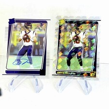 DAVIS MILLS 2021 Clearly Donruss SP Blue Rated Rookie AUTO /99 + Logo Holo SP RC