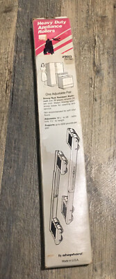 Vtg  Heavy Duty Adjustable Appliance Rollers USA Made 9603 721786 Up To 2200 Lbs