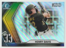2022 Bowman Scouts' Top 100 #BTP-33 Henry Davis Baseball Card Pittsburgh Pirates