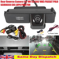 Reverse Camera For VW Scirocco Mk3 Polo Mk4 Mk5 6R Golf Rear Number Plate-Light