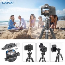 CAVIX H-46 Panoramic Tripod Ball Head 44lbs Load with Arca Swiss Quick Release