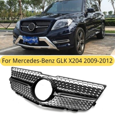 Diamond Coupe Grill Radiator Grill Front Grill for Benz GLK Class X204 09-12 Black