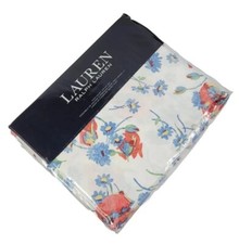 Ralph Lauren 3 Pieces King Duvet Cover Set Kylah Floral Plaid Pink Blue New 385
