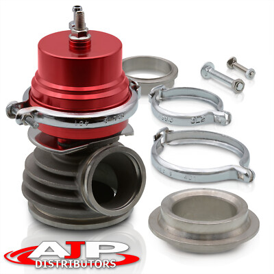 R 50mm V-Band Turbo Charger External Wastegate Boost Psi Bypass + Spring