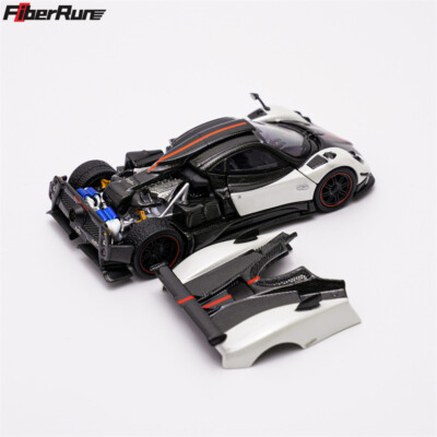 Fiber run 1:64 Pagani Zonda Cinque white Diecast Model Car | eBay