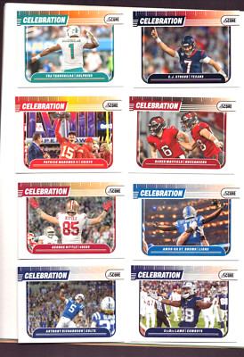 2024 Score Football Celebration 25 Card Set