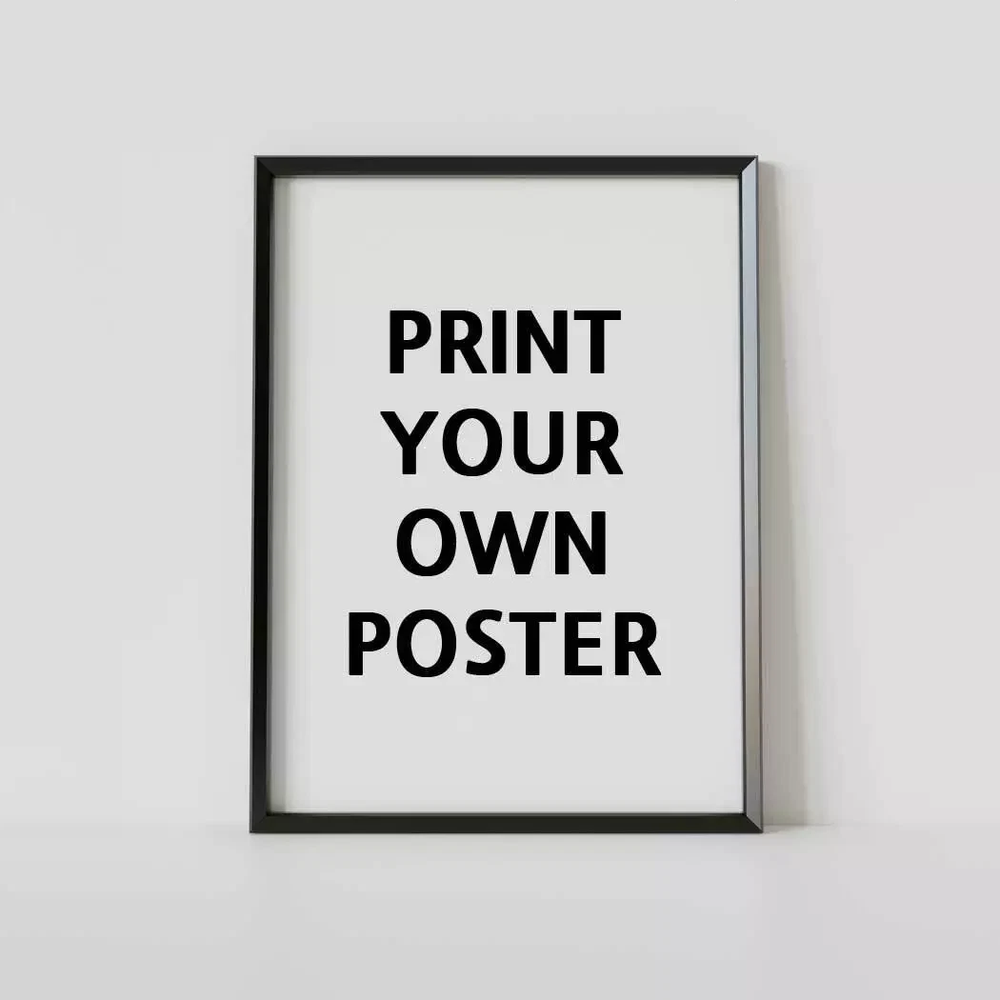 Custom Poster Printing - Personalized Digital File for Your Design